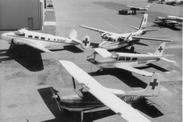 group of historic airplanes