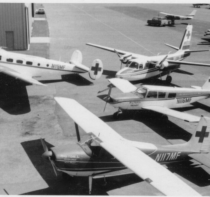 4 old planes group of historic airplanes