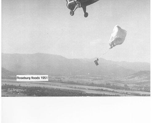 ROSEBURG FLOODS SUPPLY DROP 1951